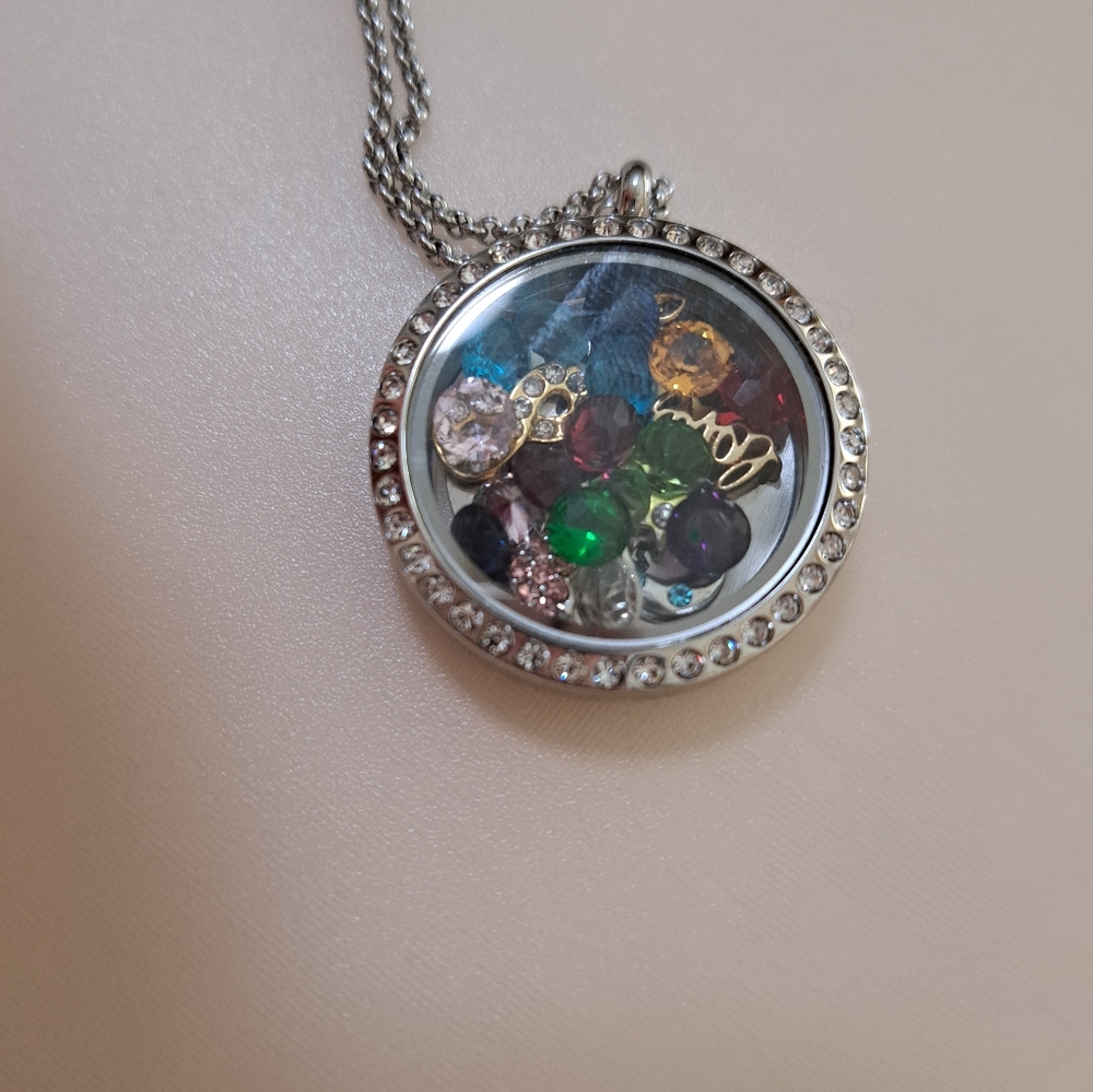 A Touch Of Dazzle Charm Filled Necklace